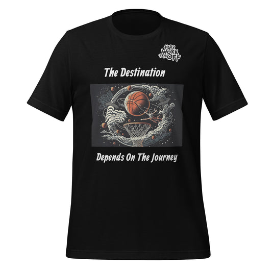 Unisex t-shirt (The Destination Depends On the Journey)