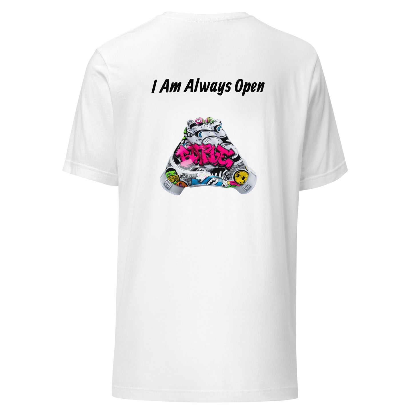 (I am always open) Football  t-shirt