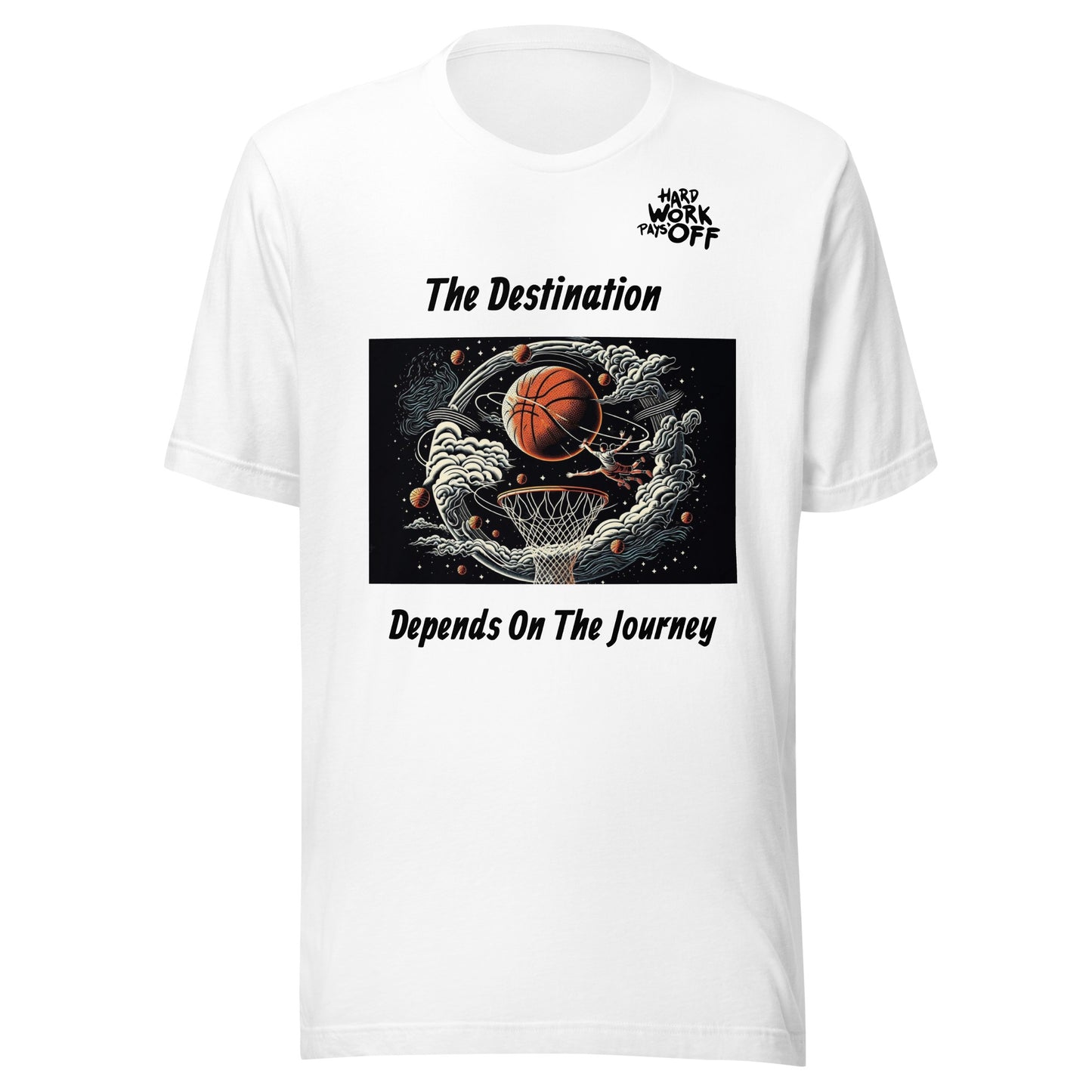 Unisex t-shirt (The Destination Depends On the Journey)